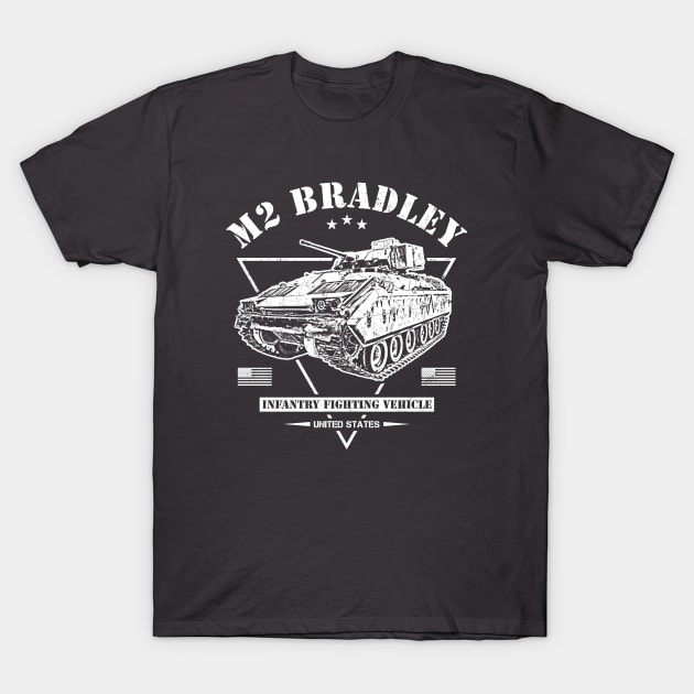 M2 Bradley Infantry Fighting Vehicle T-Shirt by Military Style Designs